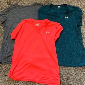 Set of 3 Ladies Under Armour Tee Shirts